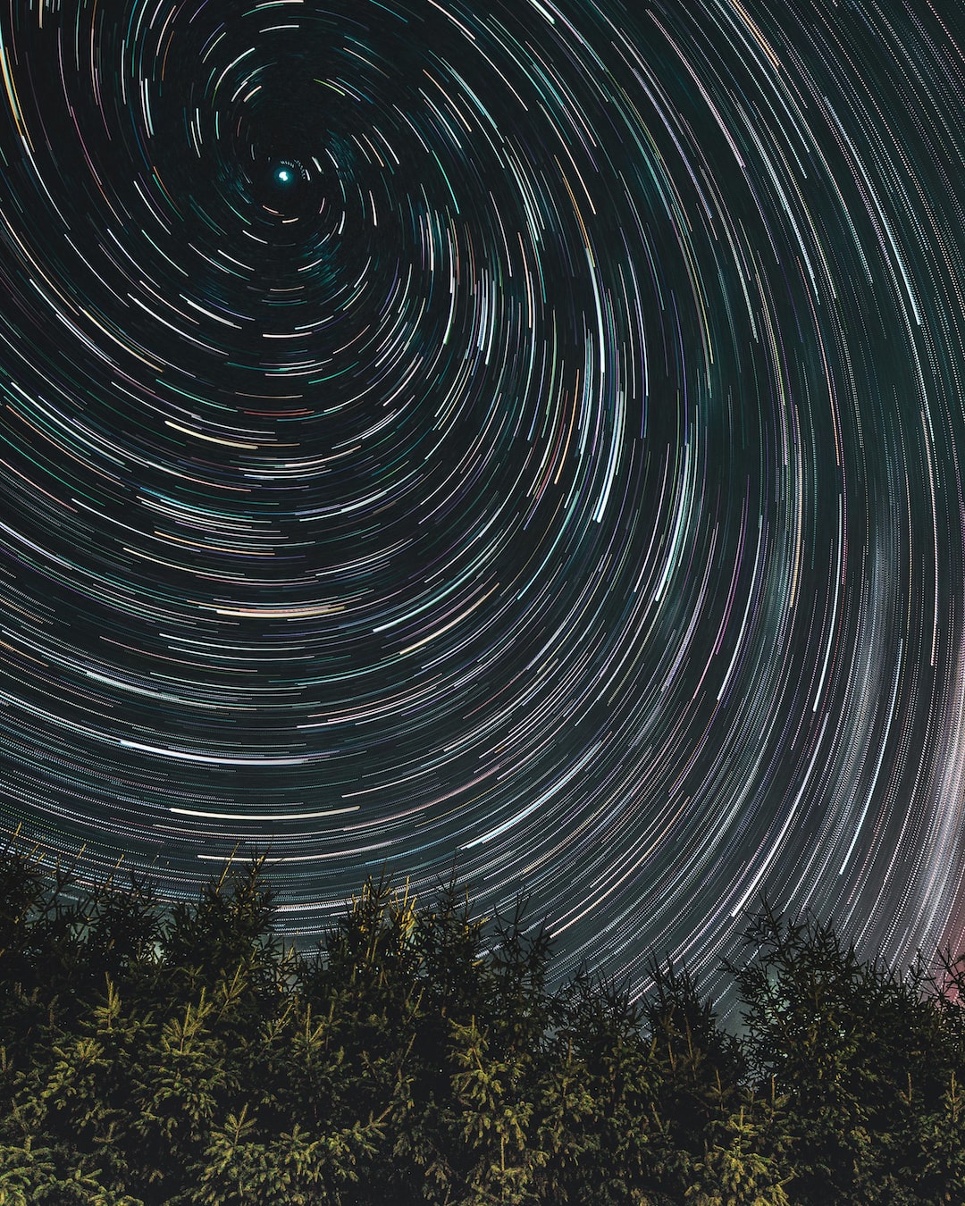 🌌 Star Trail Vortex