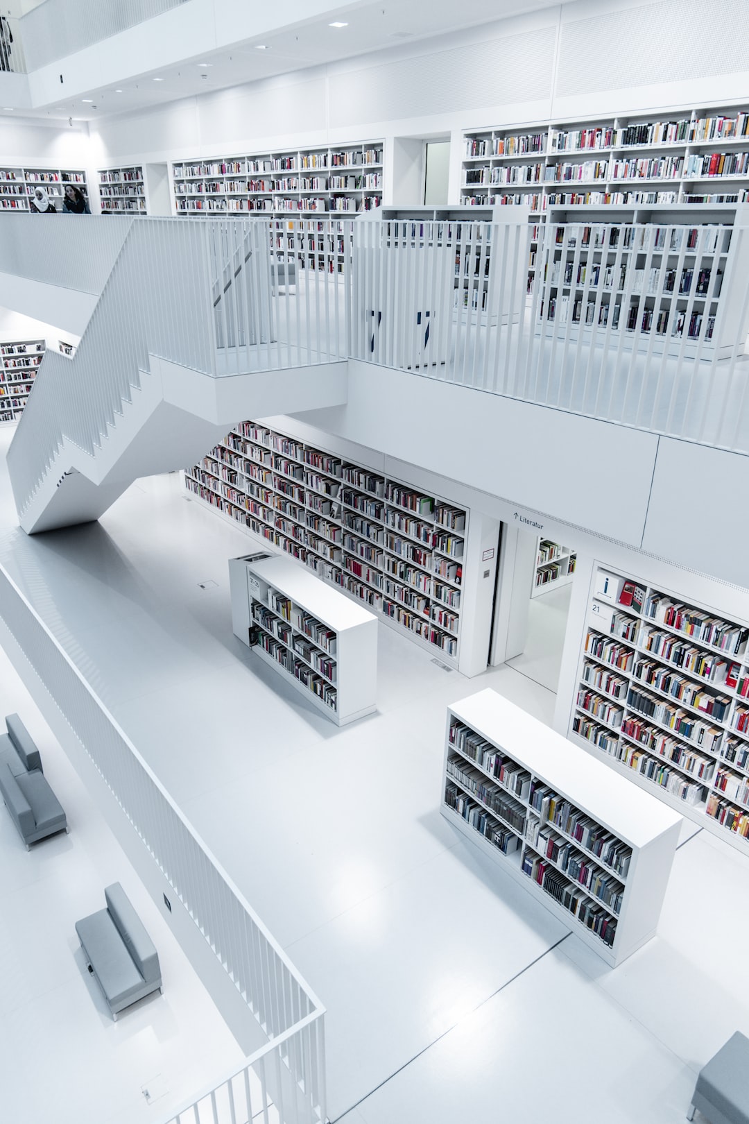 Bibliothek am Mailänder Platz in Stuttgart.