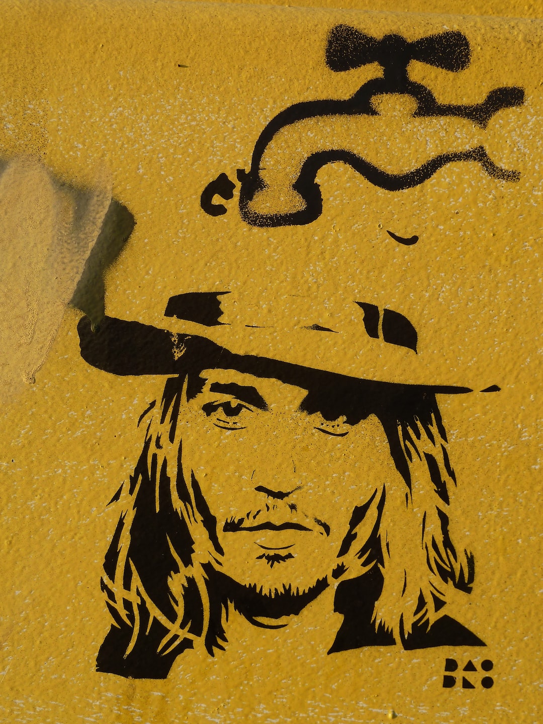 Street Art No 3 - Jonny Depp 