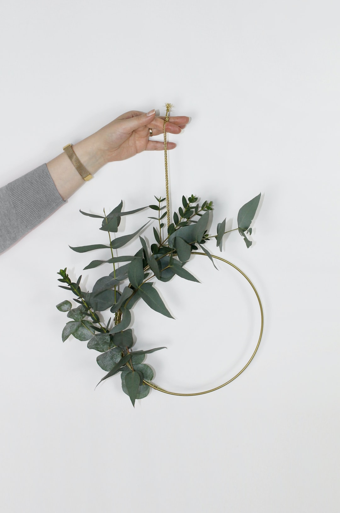 Mockup Eucalyptus wreath