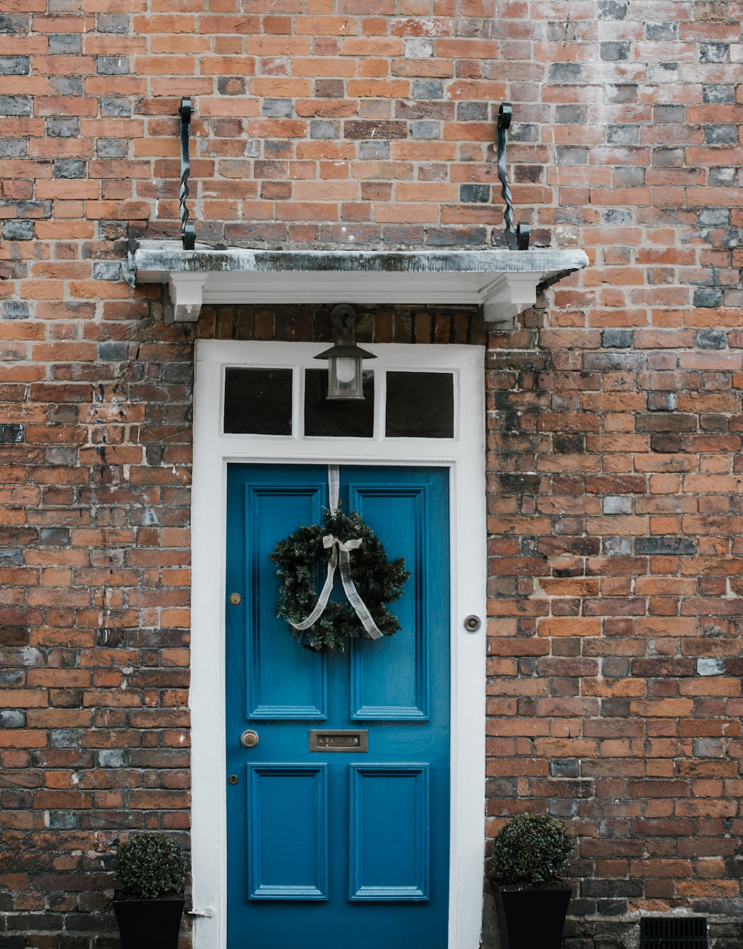 Christmas Wreath on door