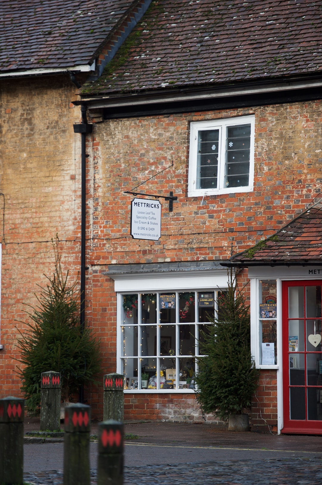 A local village at Christmas