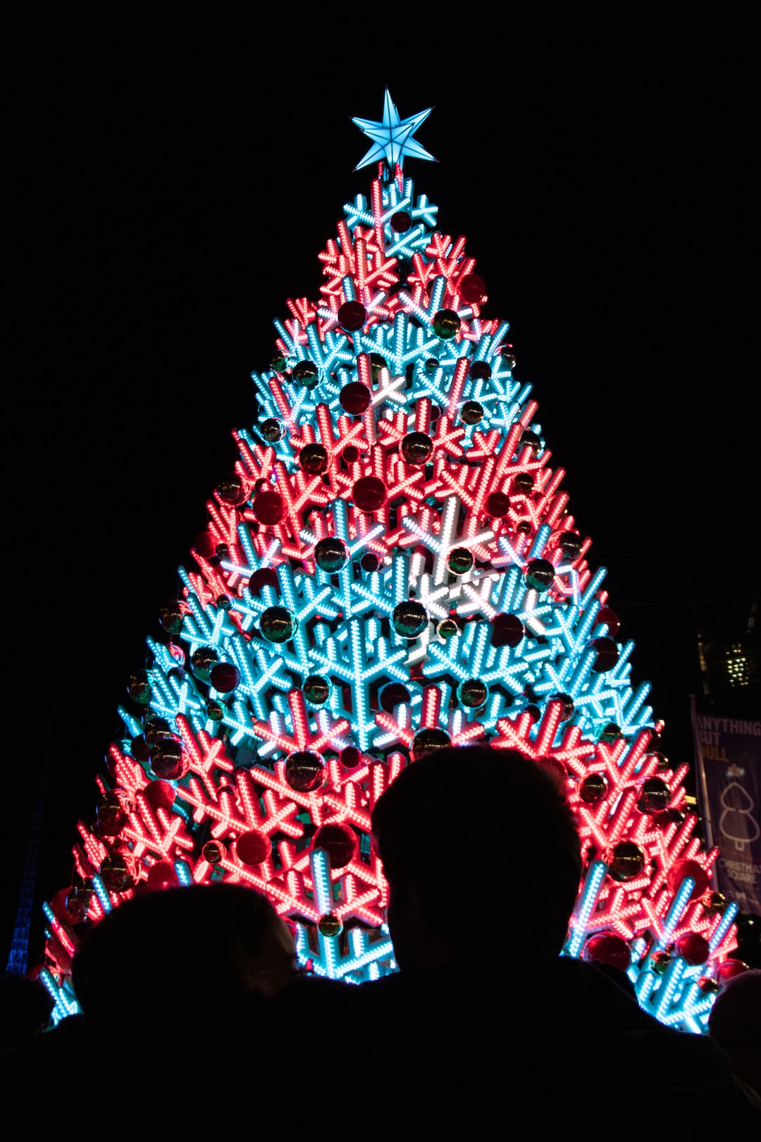 Lovers celebrating Christmas