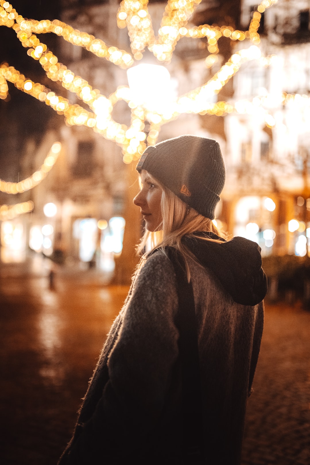 Went to the Christmas Market in Baden-Baden. It was very winterish and it also snowed a bit.