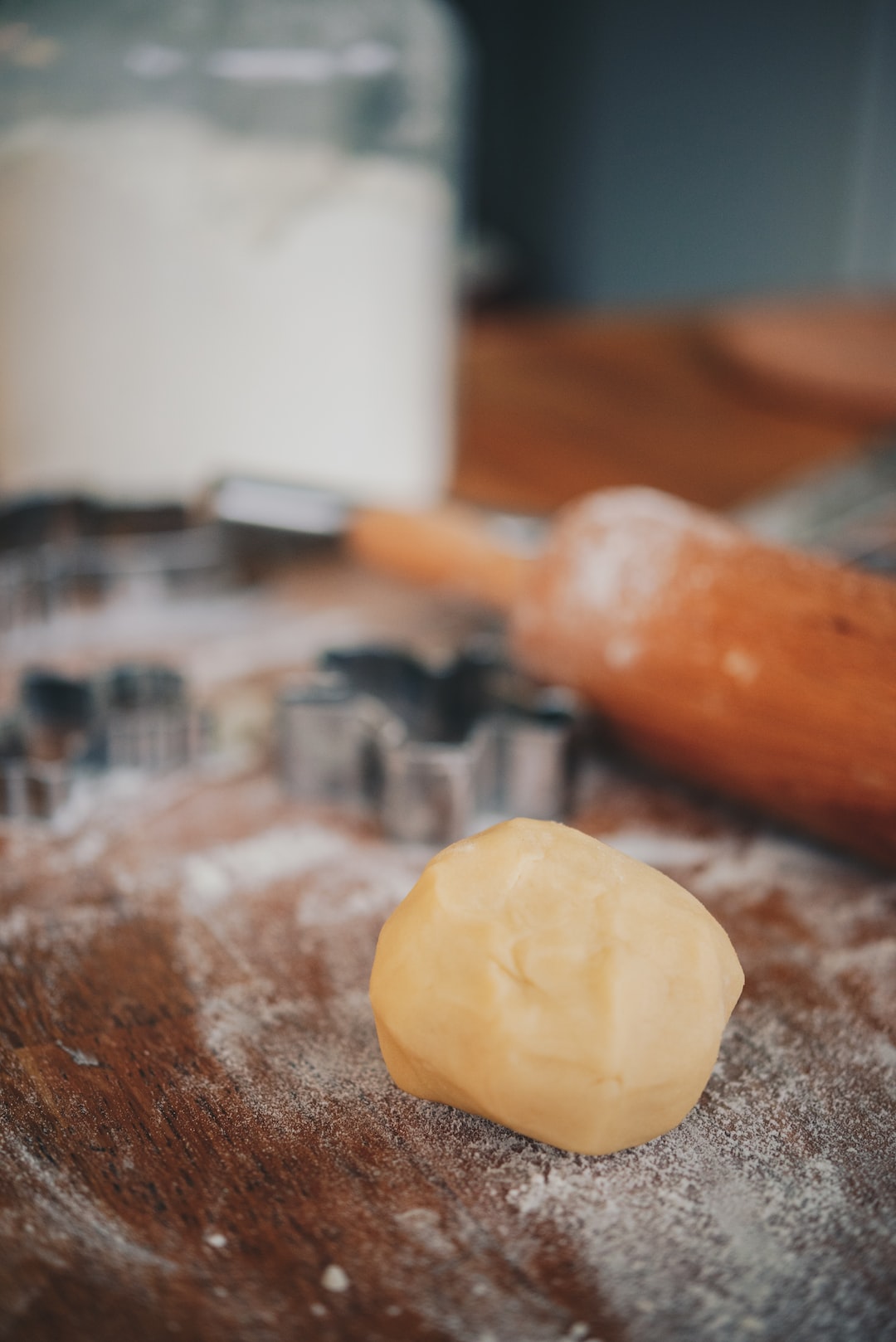 Baking frosted Christmas cookies