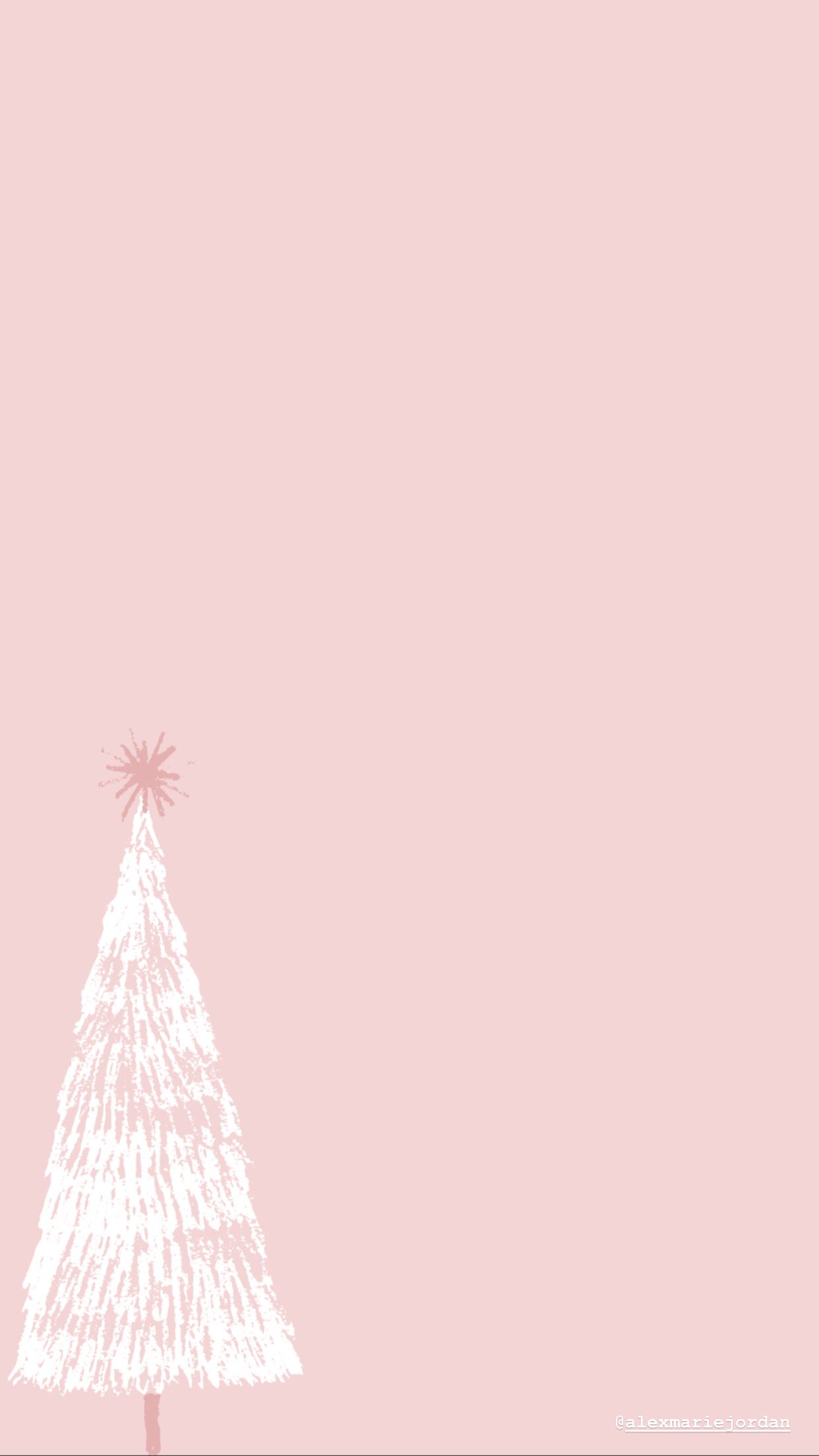 Pink Christmas Aesthetic posted by Samantha Thompson christmas aesthetic  pink HD phone wallpaper  Pxfuel