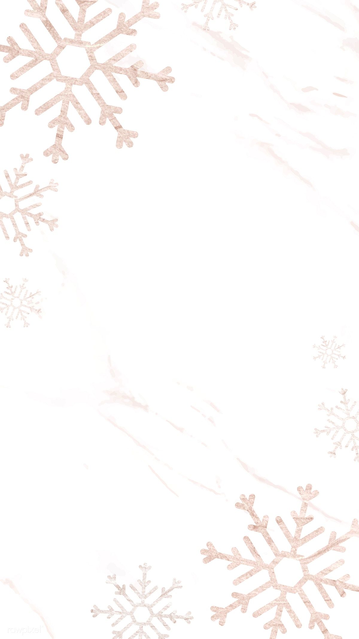 Download premium vector of Snowflakes patterned on white mobile phone wallpaper vector by Sasi about christmas winter snowflake background design white pink snow pink wallpaper and snowflakes phone wallpaper 1227568