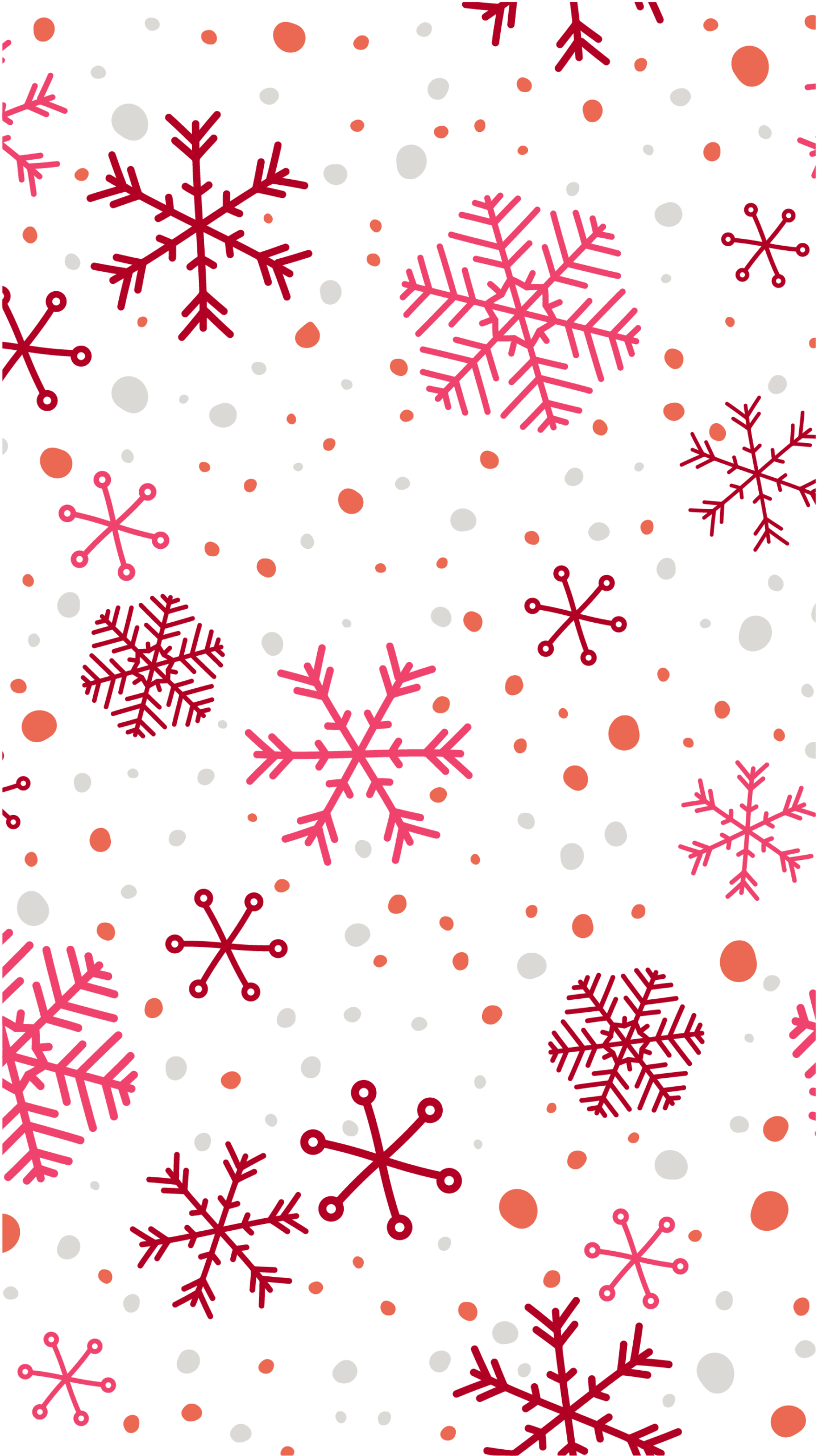 December 2019 Wallpaper  Snowflakes