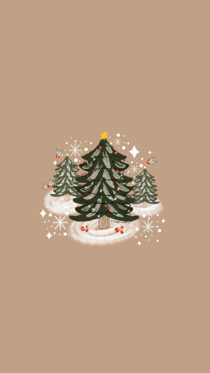 Simple Christmas Wallpaper  iXpap