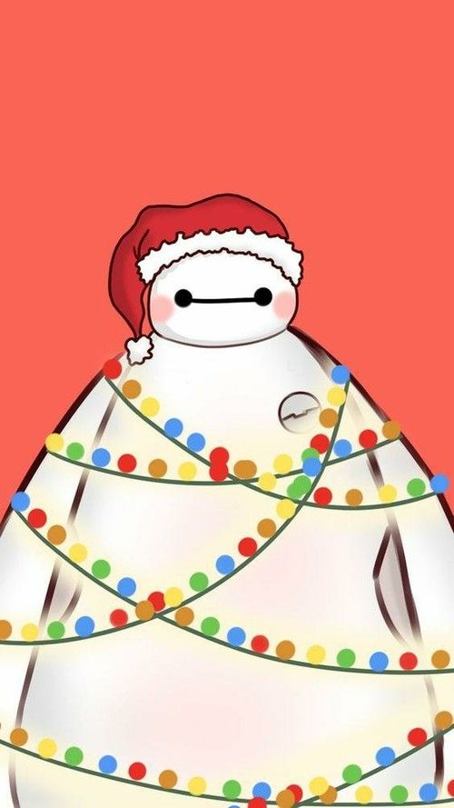 Disneys Baymax From Big Hero 6 All Decked Out In Christmas Lights