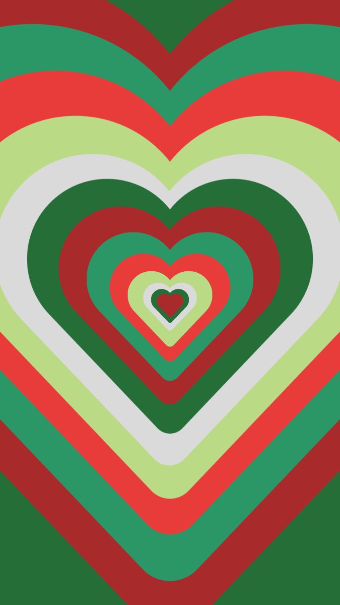 red and green heart wallpaperTikTok Search