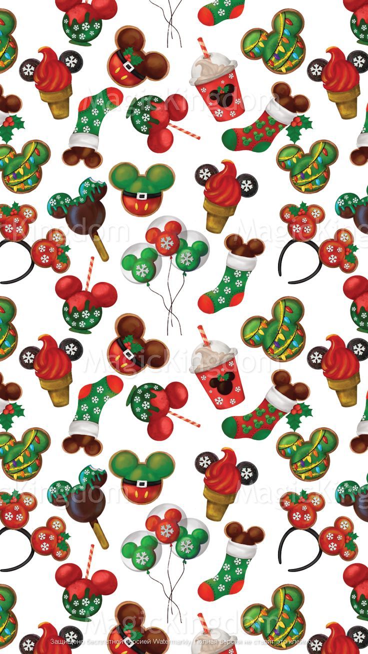 Disney Christmas digital paper Magic Kingdom Disney paper Christmas tree Disney Christmas