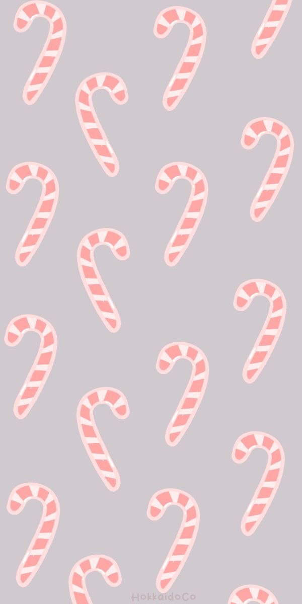 Christmas Aesthetic Wallpaper Candy Canes