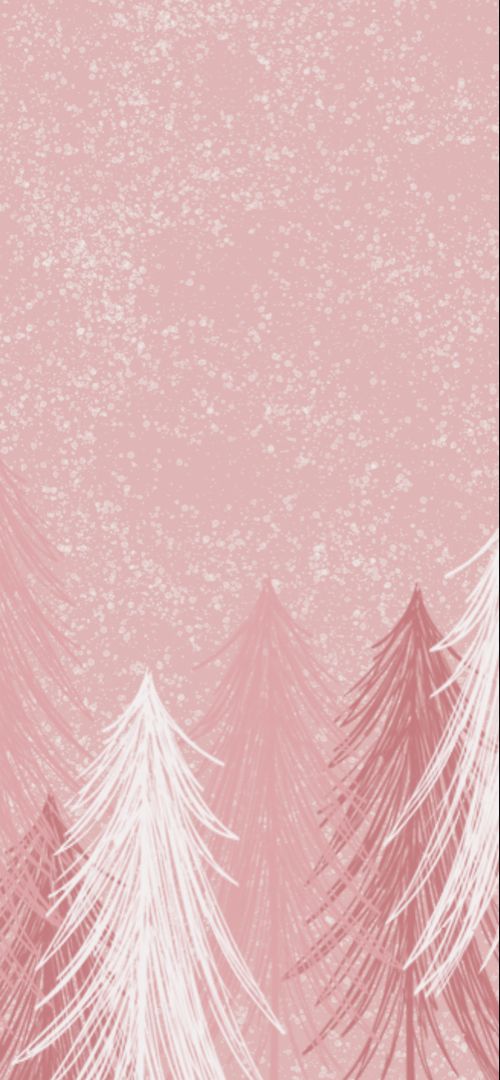 Aesthetic Christmas Wallpaper IOS 16 Pink  Neutrals Wallpaper Minimalist Aesthetic Christmas