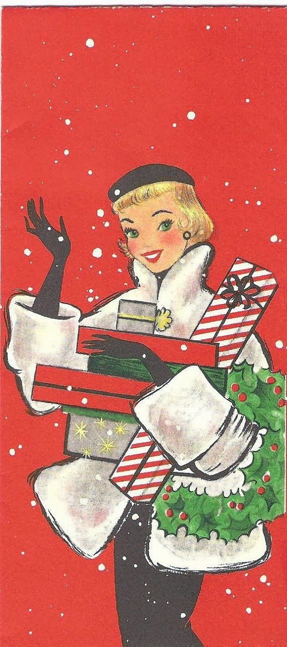 Top Ten outfits from vintage Christmas cards