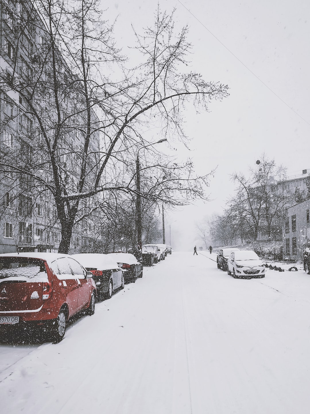 Winter on Kiev Ukraine