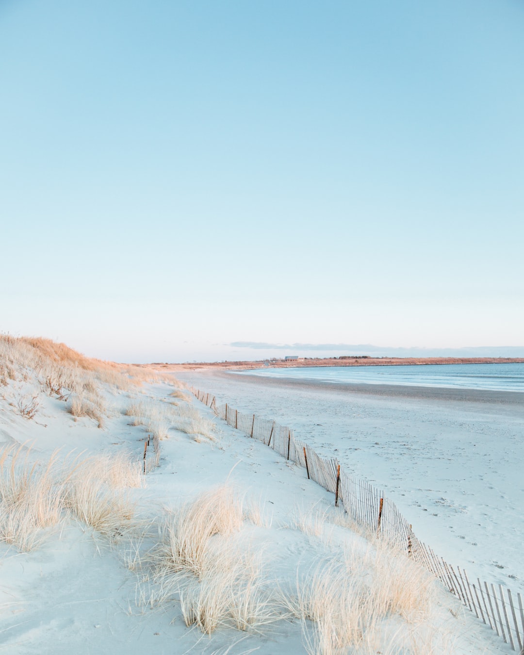 Winter Trip to Newport Rhode Island. Second Beach.