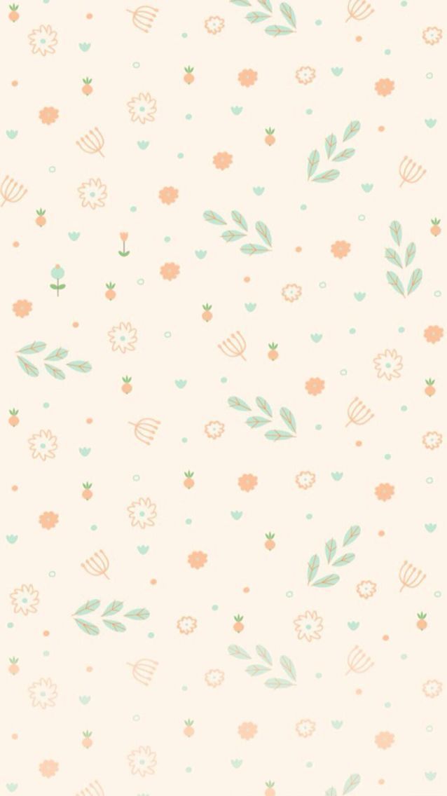 Cute seamless floral pattern Simple flowers background for fabric  wrapping wallpaper paper Vector illustration Stock Vector Image  Art   Alamy