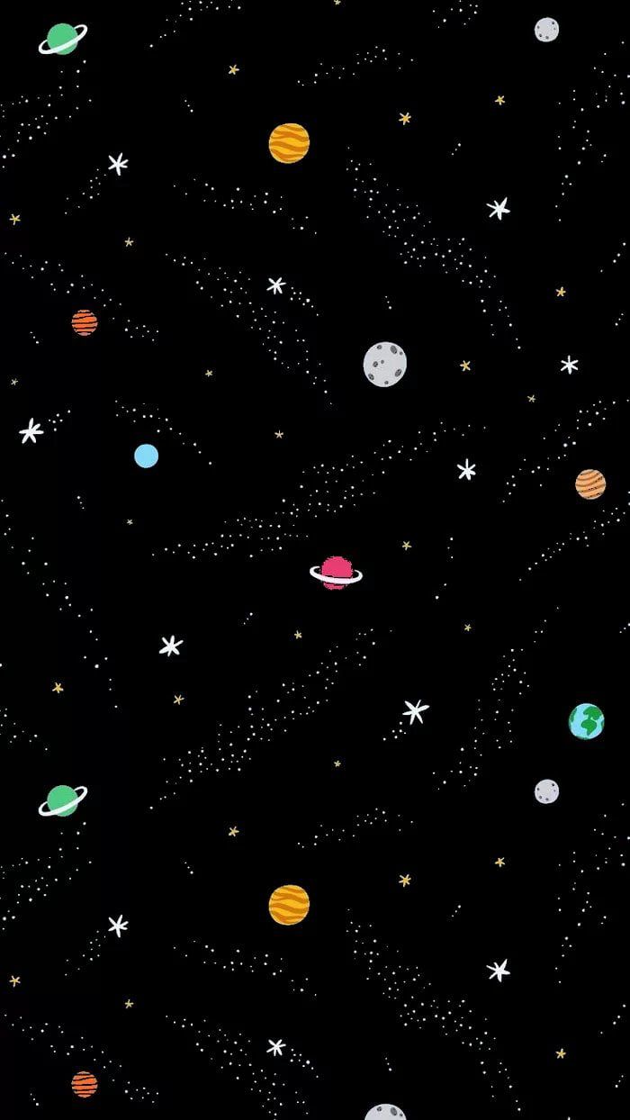 Simple Solar System  Wallpaper