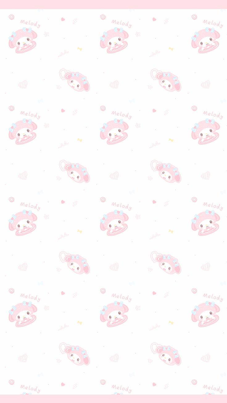 D e s p a i r   My melody wallpaper Sanrio wallpaper Pink wallpaper anime