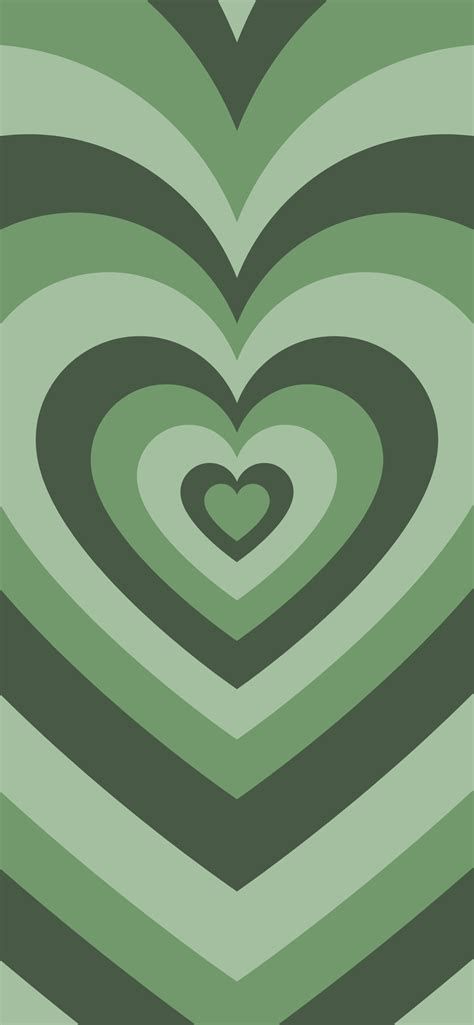 Sage Green Hearts