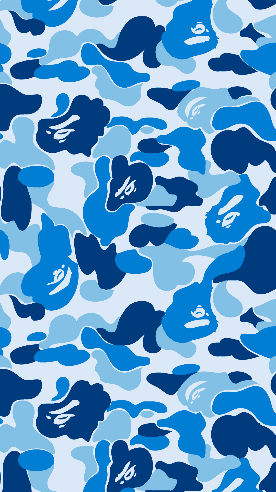 Blue bape wallpaper