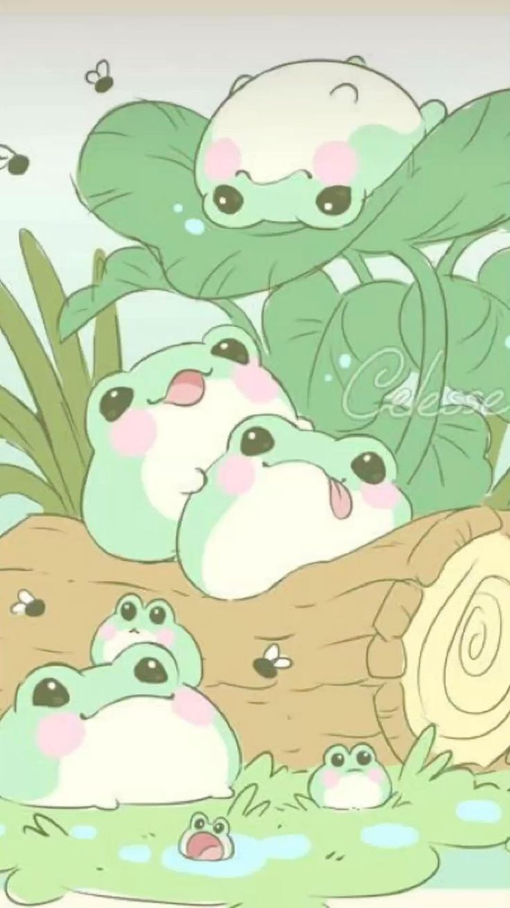 Frog wallpapers for android or iphone  in 2022  Frog drawing Cute animal drawings kawaii Frog wallpaper
