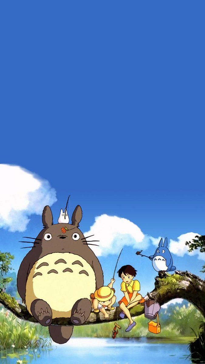 Pin by Mapi on Fondos de pantalla  Ghibli artwork Cute anime wallpaper Totoro