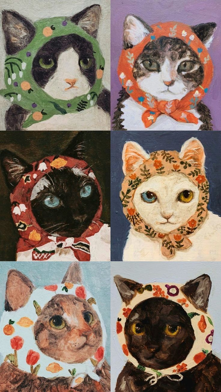 Pin by ZiembaLee on   Art collage wall Art painting tools Iphone wallpaper pattern en 2022  Psters art deco Dibujos bonitos Pintura de gato