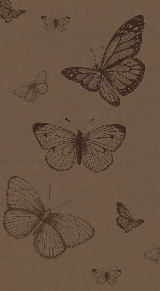 Cute Brown butterfly background in 2022  Simple phone wallpapers Phone wallpaper patterns Simple iphone wallpaper