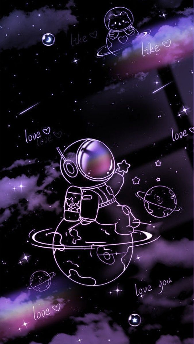 Galaxia in 2022  Astronaut wallpaper Cute wallpaper backgrounds Wallpaper doodle