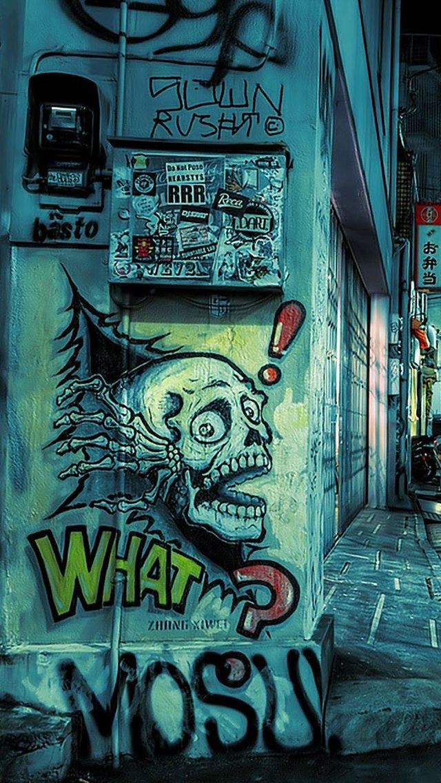 Graffiti street iPhone Wallpapers