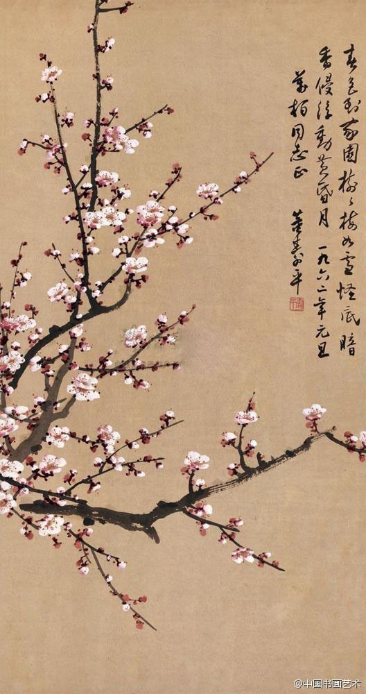 Oriental cherry branch  Blossoms art Cherry blossom painting Cherry blossom art