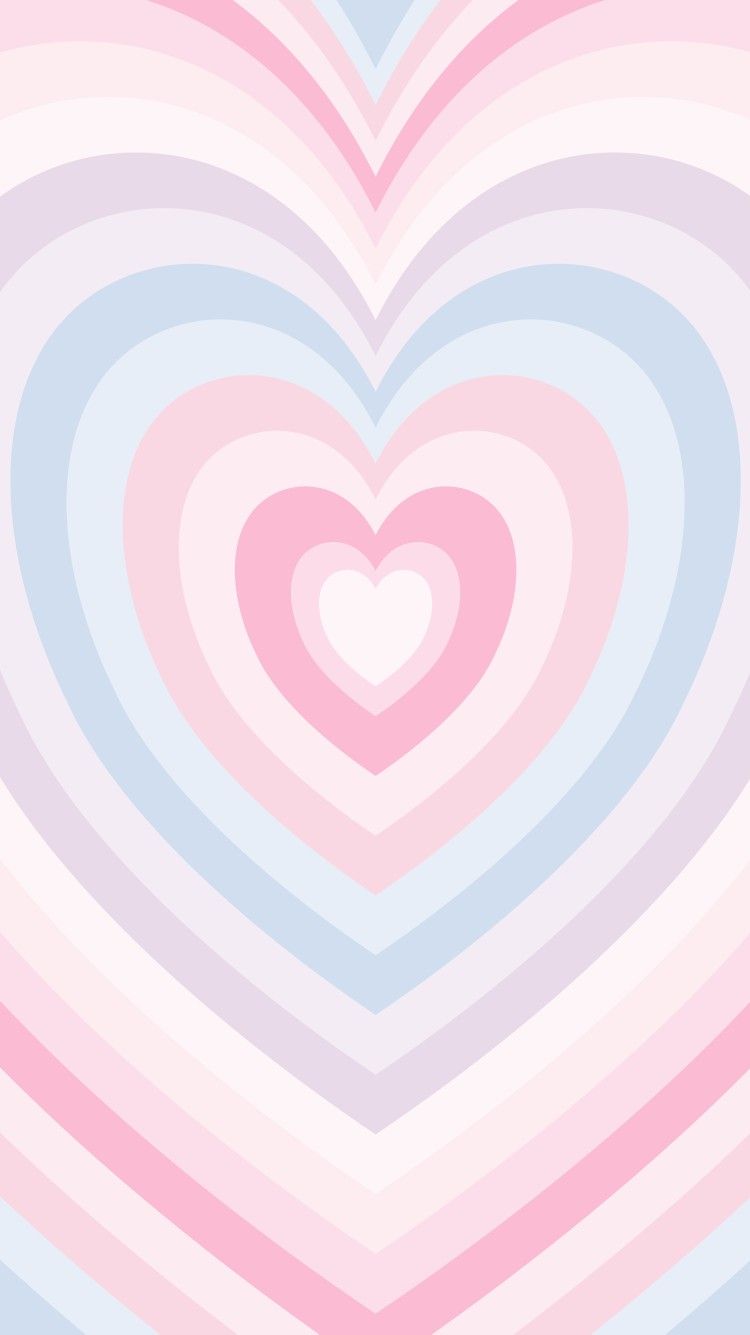 Phone wallpaper background lock screen  mixed pastel heart  6