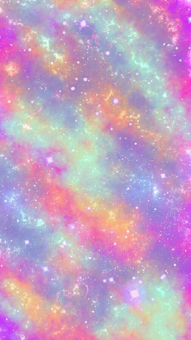 on We Heart It  Rainbow wallpaper Glitter wallpaper Galaxy wallpaper