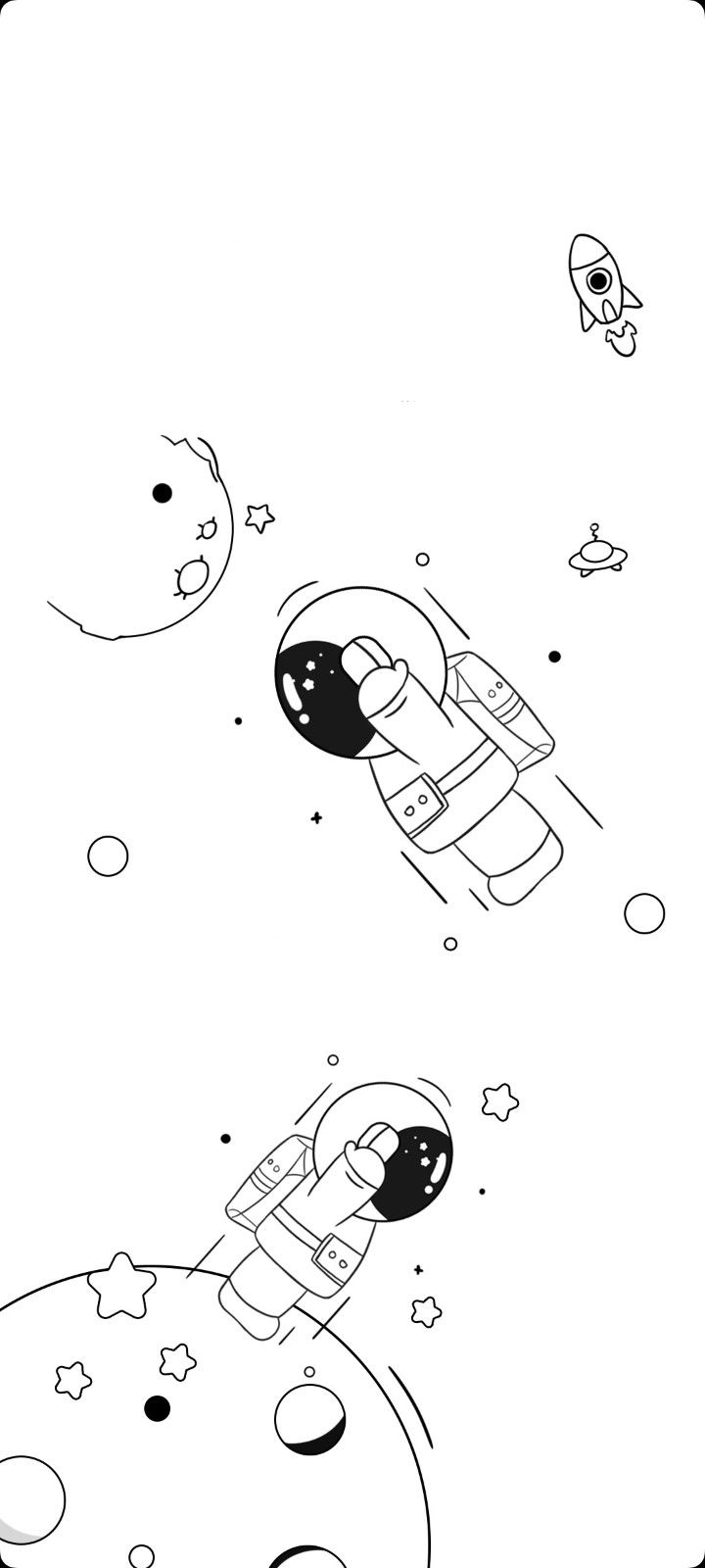 HD Astronaut drawing images