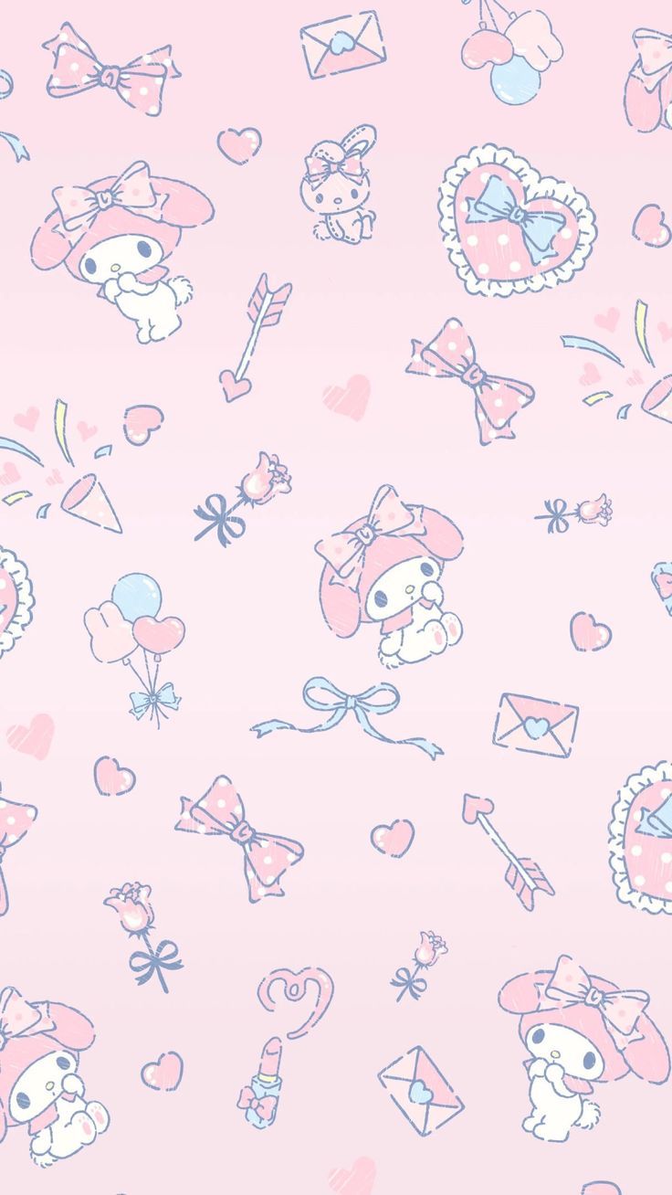 Pin by l e s  on aesthetic  Hello kitty iphone wallpaper Sanrio wallpaper  Cute simple wallpapers