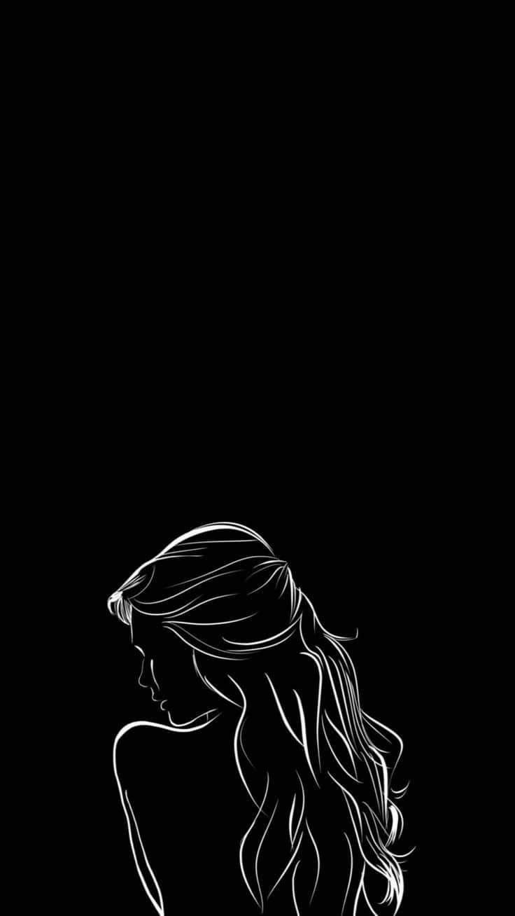 Pin by Emily Borisova on Line art drawings  Black and white art drawing Dark phone wallpapers Line art drawings
