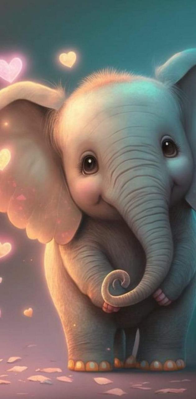 Cute Baby Neon Elephant Free Wallpaper download  Download Free Cute Baby  Neon Elephant HD Wallpapers to your mobile phone or tablet