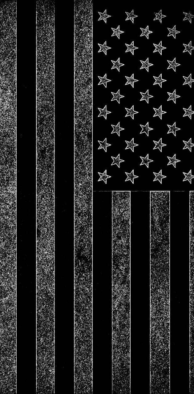 Black american flag