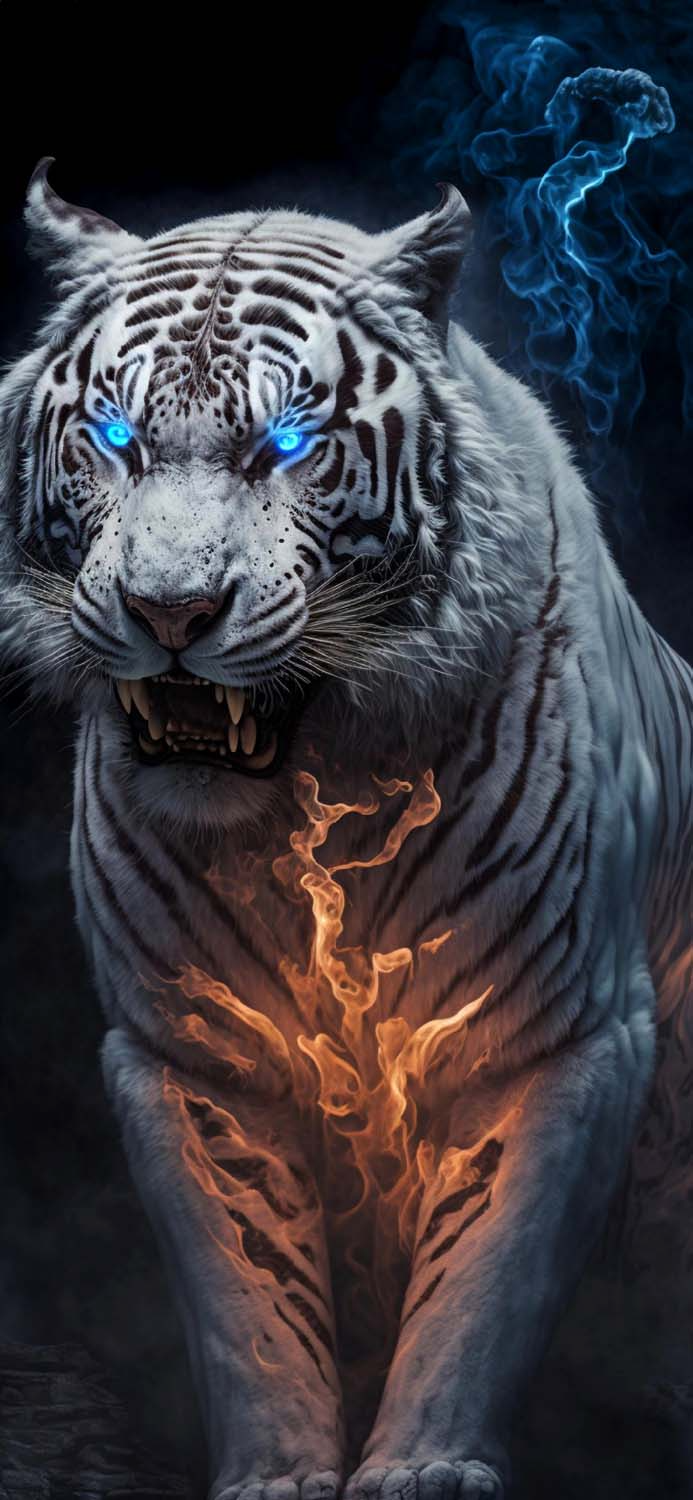 Tiger angry roar tiger HD phone wallpaper  Peakpx