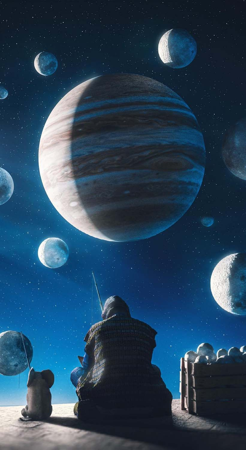 Space Fishing IPhone Wallpaper HD  IPhone Wallpapers