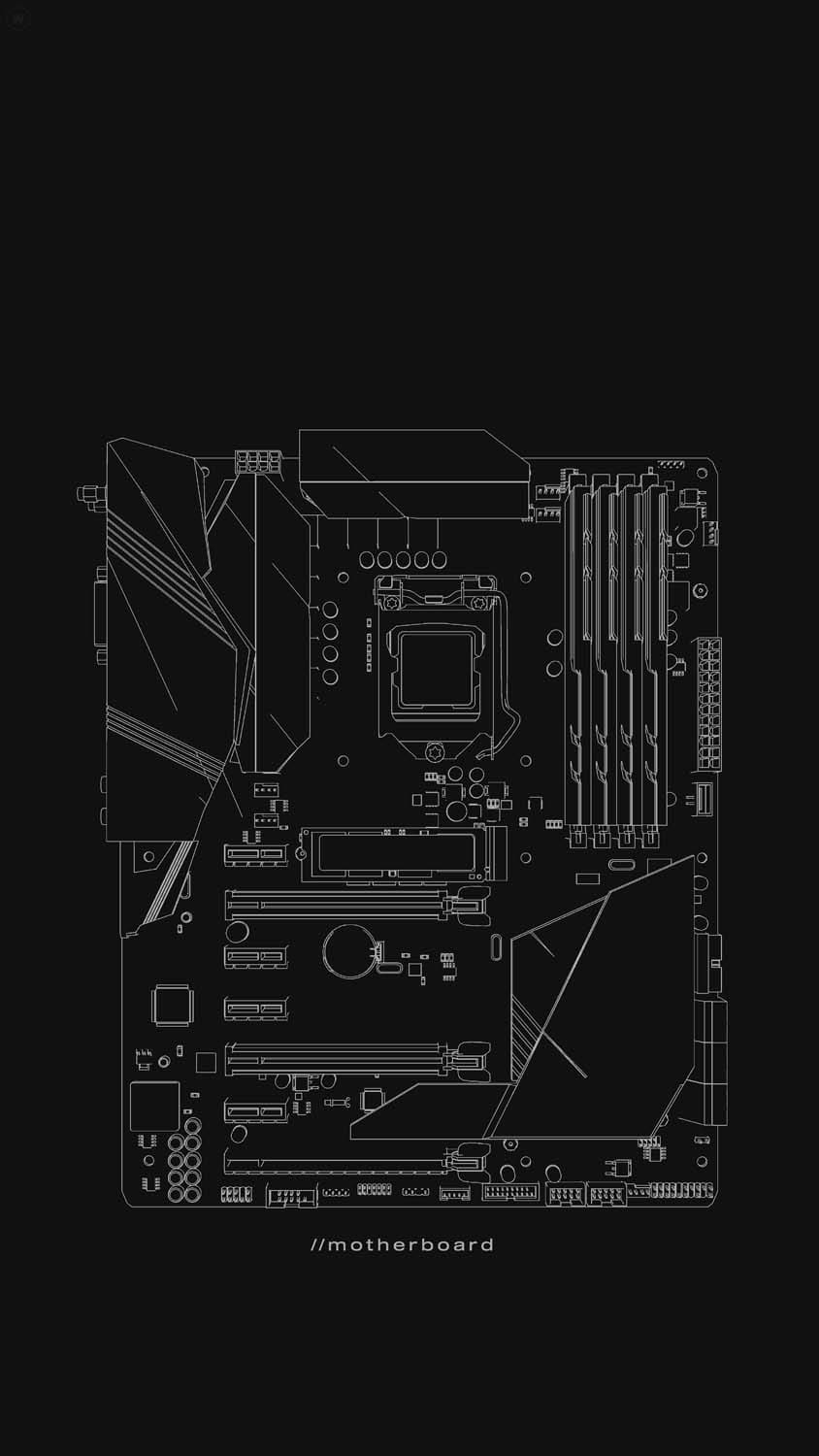 Gaming Motherboard IPhone Wallpaper HD  IPhone Wallpapers