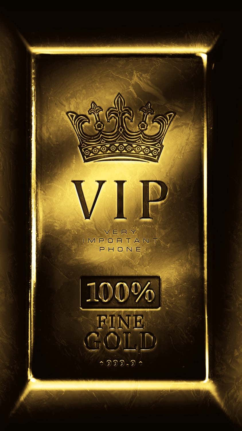 VIP Gold Phone IPhone Wallpaper HD IPhone Wallpapers Wallpaper Download   MOONAZ