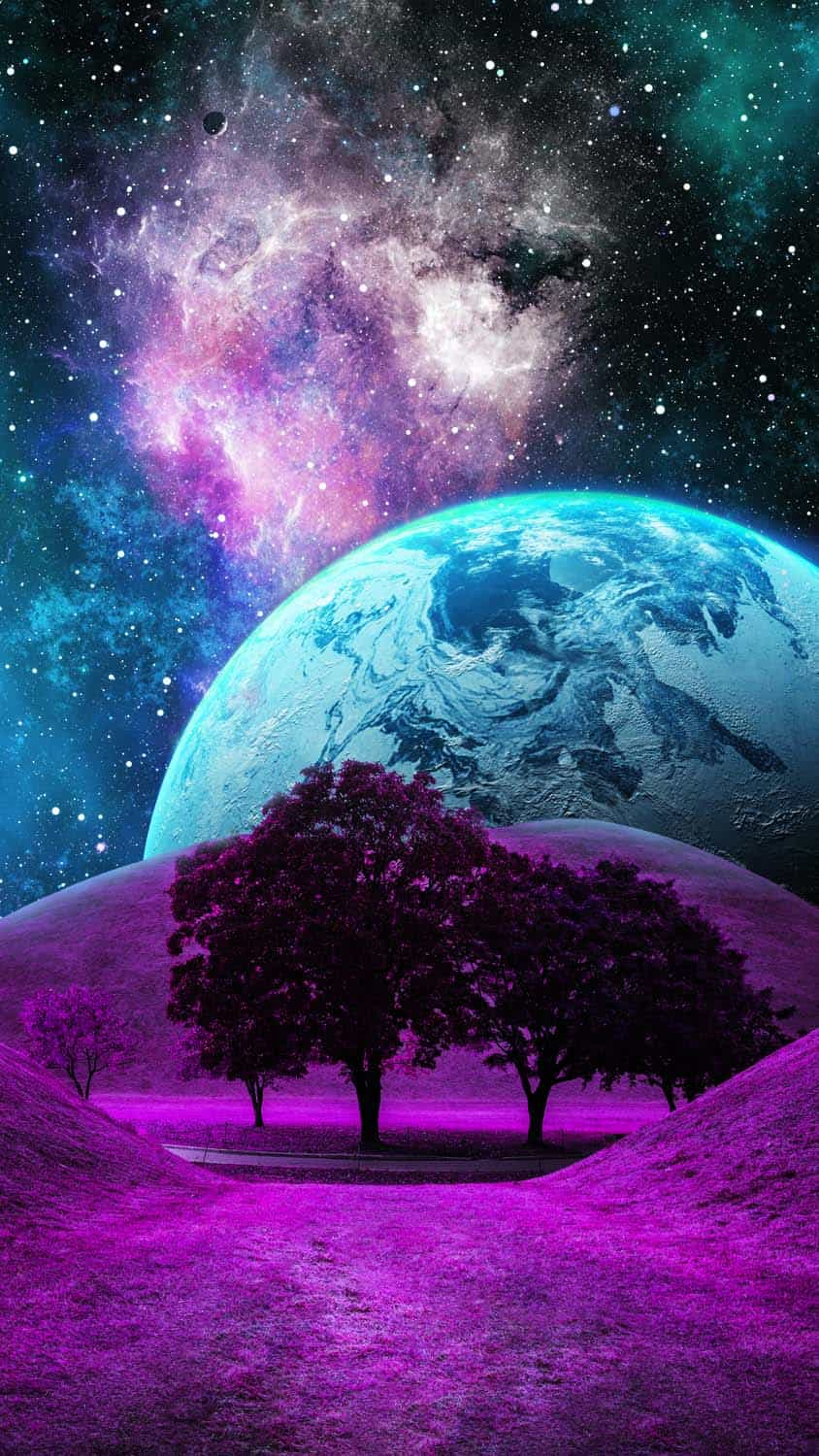 Purple Planet IPhone Wallpaper HD  IPhone Wallpapers