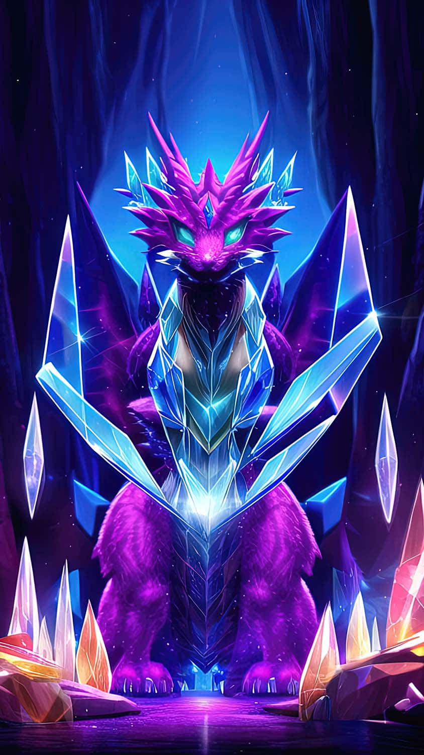 Crystal Dragon IPhone Wallpaper HD  IPhone Wallpapers