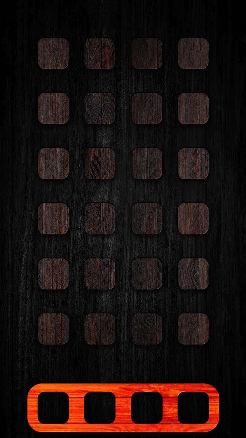 Dark Glossy Shelf iPhone 6 Plus HD Wallpaper