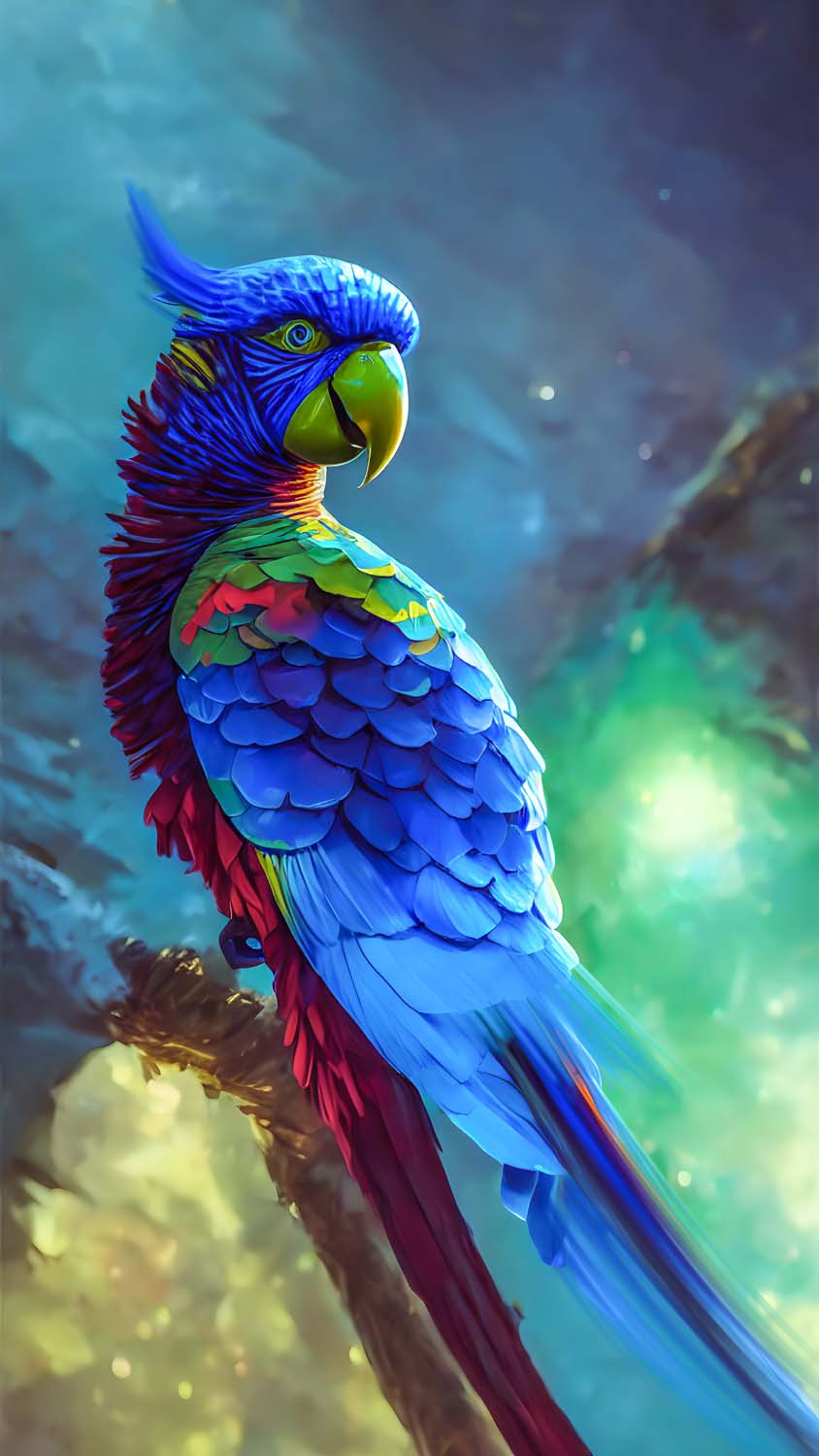 Beautiful Parrots In Love  Bird On Flower Tree   Background HD wallpaper   Pxfuel