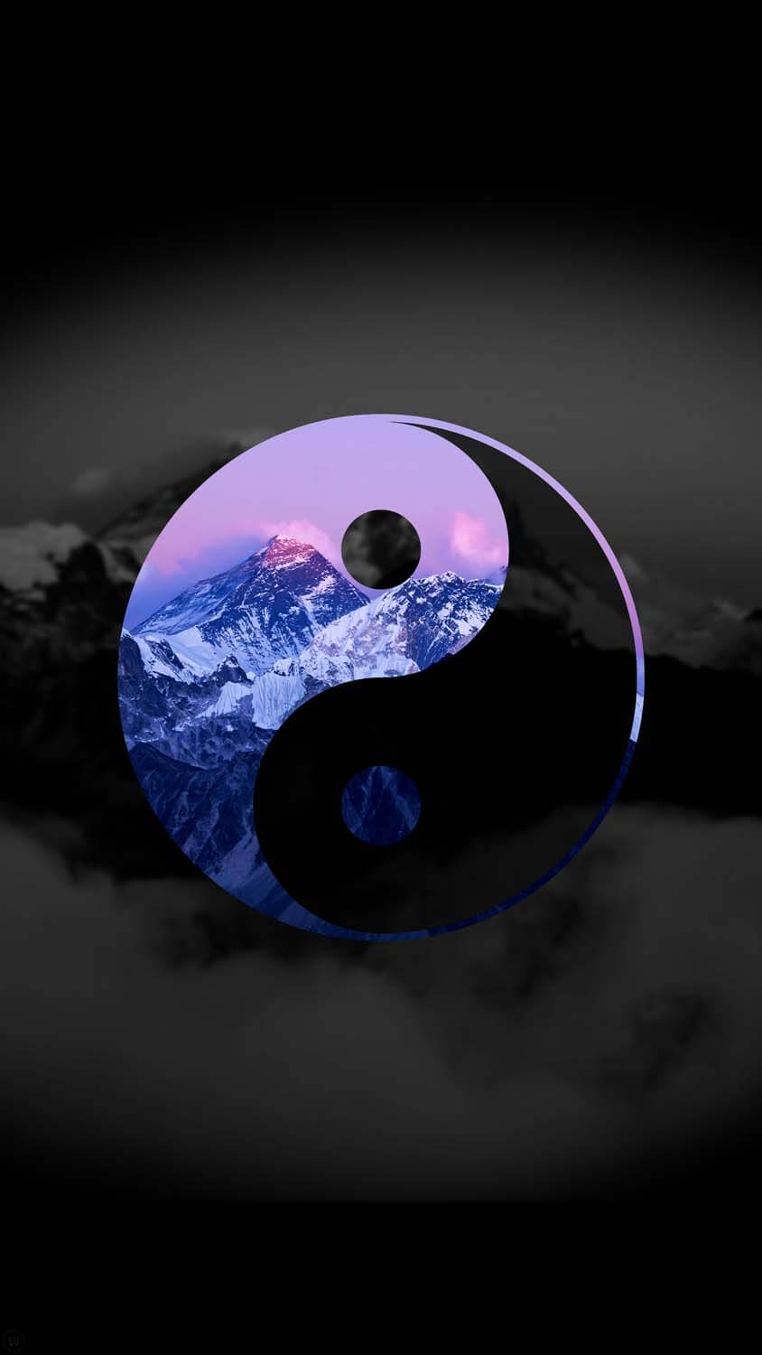 Yin Yang Mountain IPhone Wallpaper HD  IPhone Wallpapers