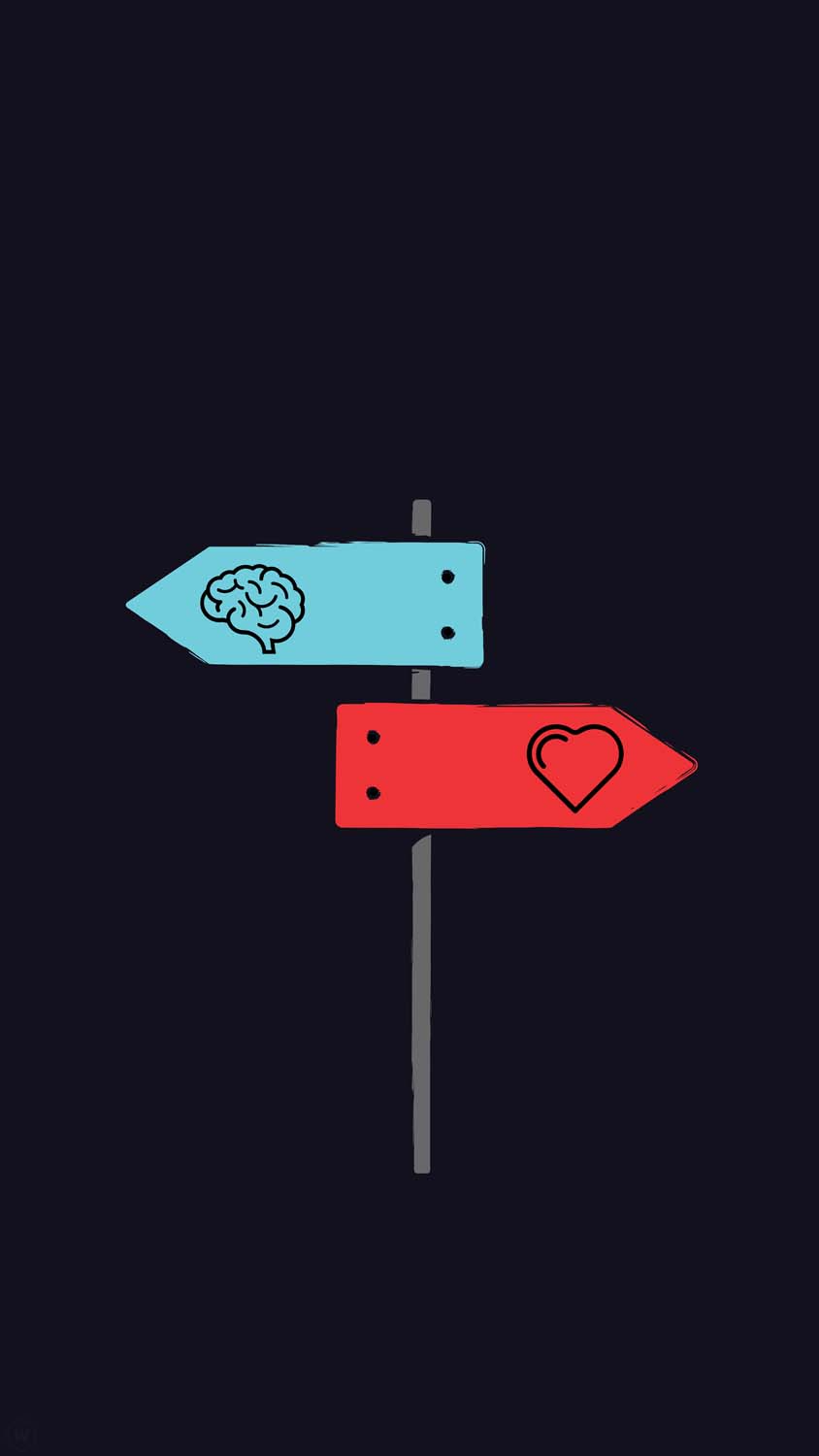 Brain Heart Go Differently IPhone Wallpaper HD  IPhone Wallpapers
